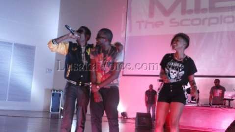 Ice Prince performing at Lusaka’s Club LIV Over the Easter weekend