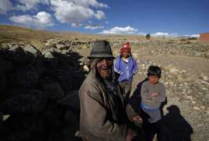  If Bolivia's public records are correct, Carmelo Flores Laura is the oldest living person ever documented. They say he turned 123 a month ago. The native Aymara lives in a straw-roofed dirt-floor hut in an isolated hamlet near Lake Titicaca at 13,100 feet (4,000 meters), is illiterate, speaks no Spanish and has no teeth