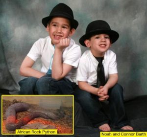 Young Brothers, 5 & 7, Strangled To Death In Sleep By 100-Pound Python