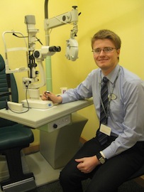 optometrist Niall Hynes 