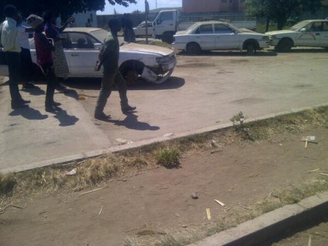 Smashed cars from the #chibolya Raid.#Zambia - Rogers Mumba