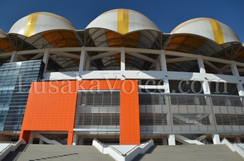 National Heroes Stadium ; Lusaka ; Zambia : Soccer ; Football ; Sports ; athletics ; construction
