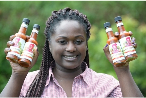 SINGLE mum Dasilo Mweene is proud to be selling a taste of her homeland after setting up own business in her kitchen.
