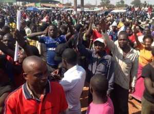 Hakainde Hichilema Photos from solwezi Sept 4th 2014