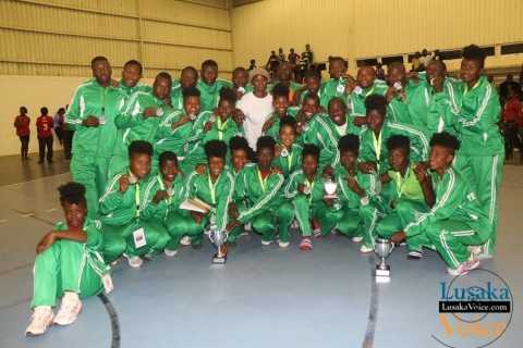 The zambian teams both boys and girls won a silver medal after losing to their mozambican counter parts during the Final of IHF Zambia 2014 Zone 6 Trophy finals that took place at OYDC on Friday , evening September 5th, 2014    - Jean Mandela
