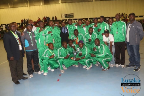 The zambian teams both boys and girls won a silver medal after losing to their mozambican counter parts during the Final of IHF Zambia 2014 Zone 6 Trophy finals that took place at OYDC on Friday , evening September 5th, 2014    - Jean Mandela