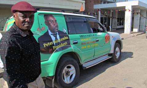 Green Party President Peter Sinkamba Concedes Defeat