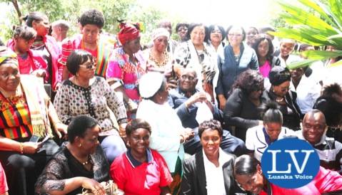 KK posing with some surviving women freedom fighters    - Photo Credit Jean Mandela - Lusakavoice.com