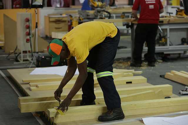 Osward Kabwe -  WorldSkills Zambia Competitor in Carpentry