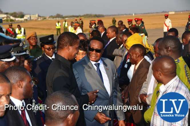 Presidents Mutharika, Lungu 