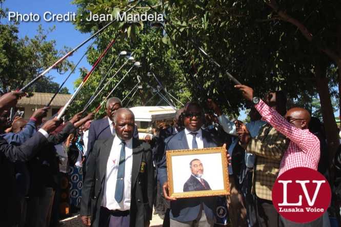 Zambia residents converged to SDA  UNZA branch and Lusaka Memorial Park in order to pay their last respects to their beloved son Dr Mwansa Pandela Chriticles  who  died in Sierra Leone