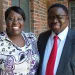 The  late Deputy Minister of Health Patrick Chikusu and his wife Edah