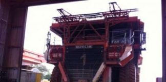 Lumwana mine truck workshop