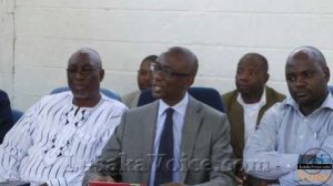 NAREP President Elias Chipimo(c) his Vice (l) Charles Mboshe and party chairman (r) Joseph Mushalisa - LuakaVoice.com