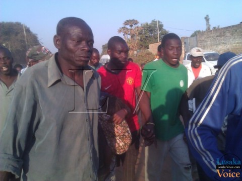 A woman of Lusaka yesterday dumped a baby in a pit latrine and is being held in police custody