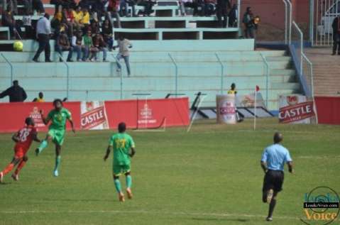 COSAFA Jul 13  - Malawi ( Blue)  v. Zimbabwe (RED) at Nkoloma Stadium - Lusakavoice.com