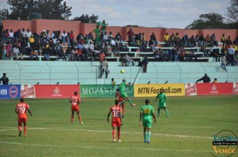 COSAFA Jul 13  - Malawi ( Blue)  v. Zimbabwe (RED) at Nkoloma Stadium - Lusakavoice.com