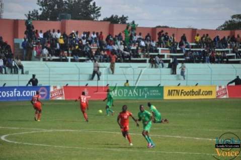 COSAFA Jul 13  - Malawi ( Blue)  v. Zimbabwe (RED) at Nkoloma Stadium - Lusakavoice.com