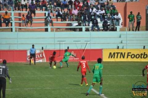 COSAFA Jul 13  - Malawi ( Blue)  v. Zimbabwe (RED) at Nkoloma Stadium - Lusakavoice.com