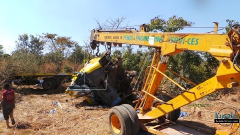 Truck Drivers  Cheat death in July 19th  accident between Kapiri Mposhi and Copperbelt 