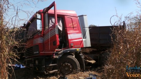 Truck Drivers  Cheat death in July 19th  accident between Kapiri Mposhi and Copperbelt 