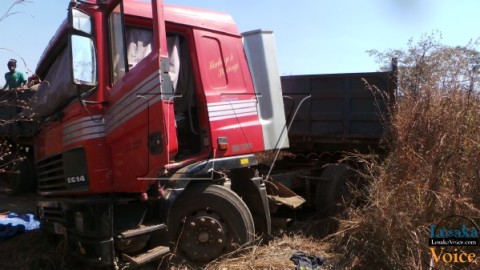 Truck Drivers  Cheat death in July 19th  accident between Kapiri Mposhi and Copperbelt 