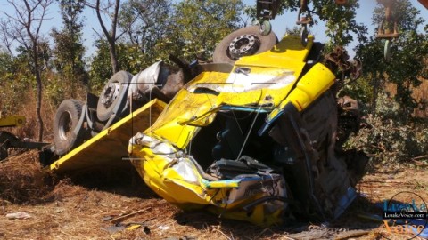 Truck Drivers  Cheat death in July 19th  accident between Kapiri Mposhi and Copperbelt 