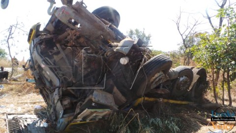 Truck Drivers  Cheat death in July 19th  accident between Kapiri Mposhi and Copperbelt 