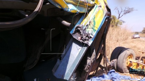 Truck Drivers  Cheat death in July 19th  accident between Kapiri Mposhi and Copperbelt 