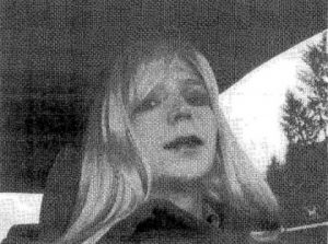 Bradley Manning, dressed as a woman named Chelsea in 2010