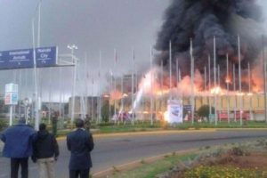 'Massive' fire shuts Kenya's international airport in Nairobi