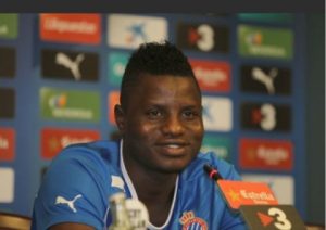 Ghana midfielder Mubarak Wakaso