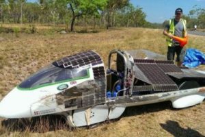 Cambridge University solar car crashes