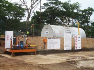 Filling Station at Kalumbila Camp.