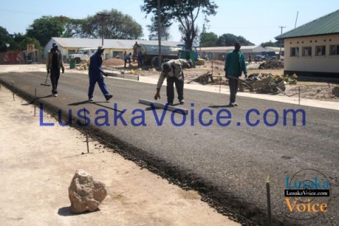 Mongu Township roads under constriction to bituminous standard.  -  Lusakavoice.com -1