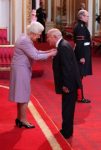 Stuart Hall received his honour from the Queen in the 2012 New Year’s Honours list