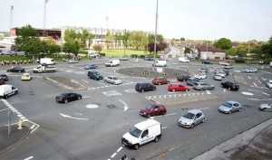 The Swindon roundabout is a large roundabout surrounded by five mini satellites