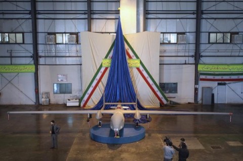 Iran on Monday unveiled a missile-equipped drone with a range of 2,000 kilometres (1,200 miles), the official IRNA news agency reported