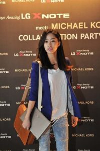 Jeon Hye-Bin at the LG Xnote Michael Kors collaboration party, on March 2010