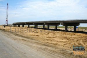 One bridges that will suspend the road above the murky ground usually flooded during the rainy season. The bridge is 30mitres deep from the ground and 280mitres long(1) - lusakavoice.com