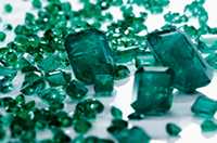 The auction saw 5.6 million carats of emerald and beryl extracted from the company's Kagem Mine in Zambia on offer, with 19 of the 21 lots - or 4.9mln carats - offered sold