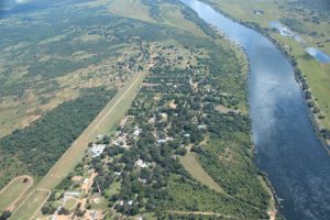 Chitokoloki Mission Hospital operating ariel view