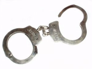 Police arrest handcuffs