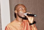 Pompi during the LAZ programme for Anti-GBV Breakfast in Lusaka on October 22,2013