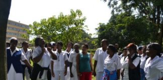 nurses at Kitwe Central Hospital