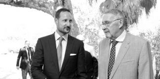 Dr Guy Scott on Tuesday Hosted Lunchon for the Visiting Crown Prince Magnus Haakon of Norway at Goverment House in Lusaka- 29-10-2013.