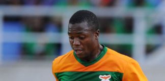 Top Zambian striker Bornwell Mwape