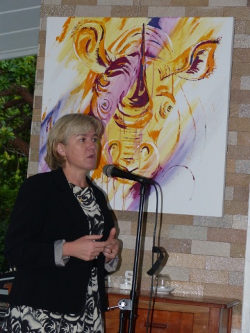 Charlotte Scott, ZAWA board member and wife of the Zambian Vice-President, appreciates the North Luangwa initiative Charlotte Scott, ZAWA board member and wife of the Zambian Vice-President, appreciates the North Luangwa initiative