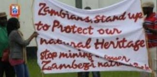 Lower Zambezi National Park mining protests