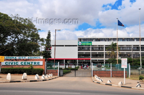 Zambia, Lusaka, Independence Ave, Civic Centre